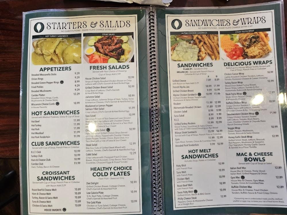 Grubsteakers Restaurant Menu image 1